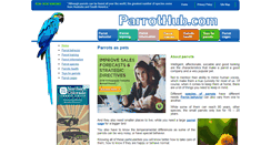 Desktop Screenshot of parrothub.com